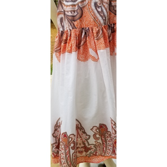 New Direction Paisley Boho Maxi Skirt,  M - Picture 2 of 5